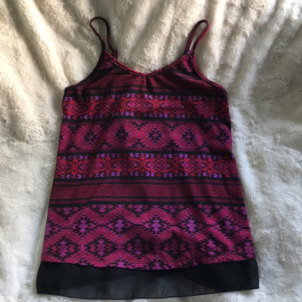 Tribal Print Tank Top